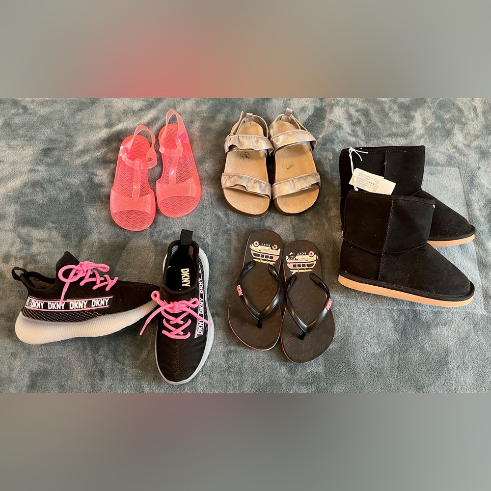Toddler Girls size 11 shoes/boots/sandals lot